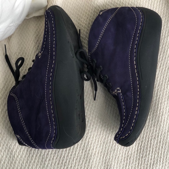 Purple Wolky Moccasin Style Suede Shoe EU size 39 - Picture 5 of 9
